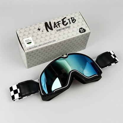 Retro DEUS Motorcycle Helmet Goggles | Windproof Sporty Goggles