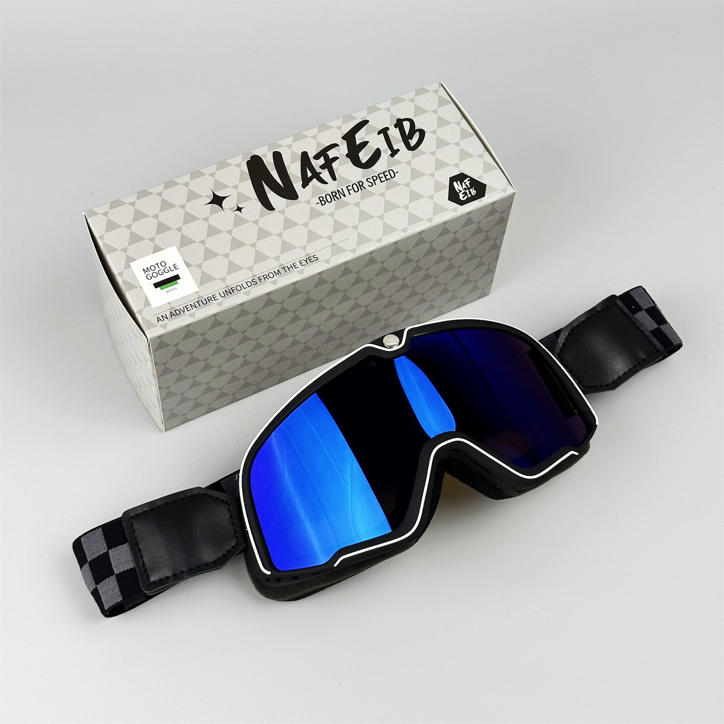Retro DEUS Motorcycle Helmet Goggles | Windproof Sporty Goggles