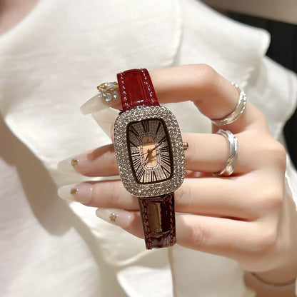 Women's Full Diamond Waterproof Quartz Watch