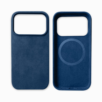 Blue phone case with a square design. YAXSO UAE ONLINE STORE