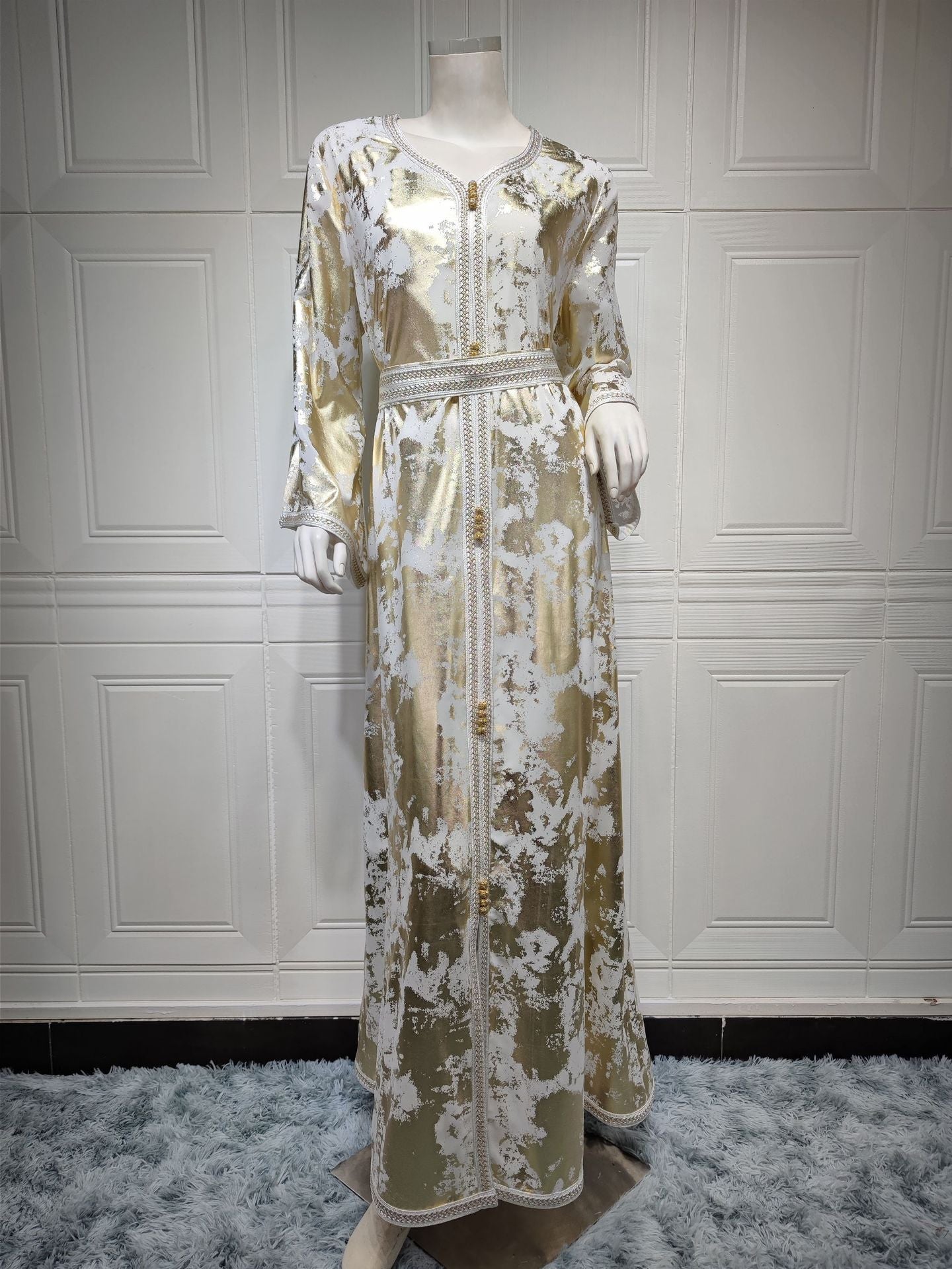 Gilded Robe With Belt