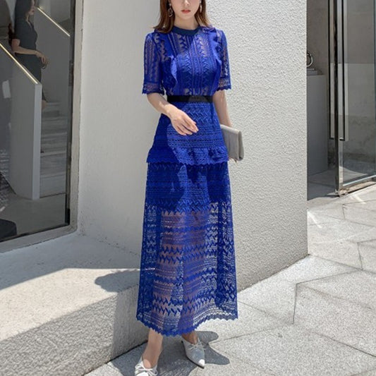 Casual Lace Crochet Dress