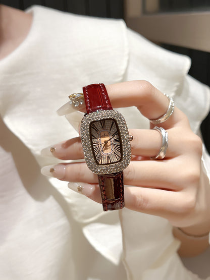 Women's Full Diamond Waterproof Quartz Watch