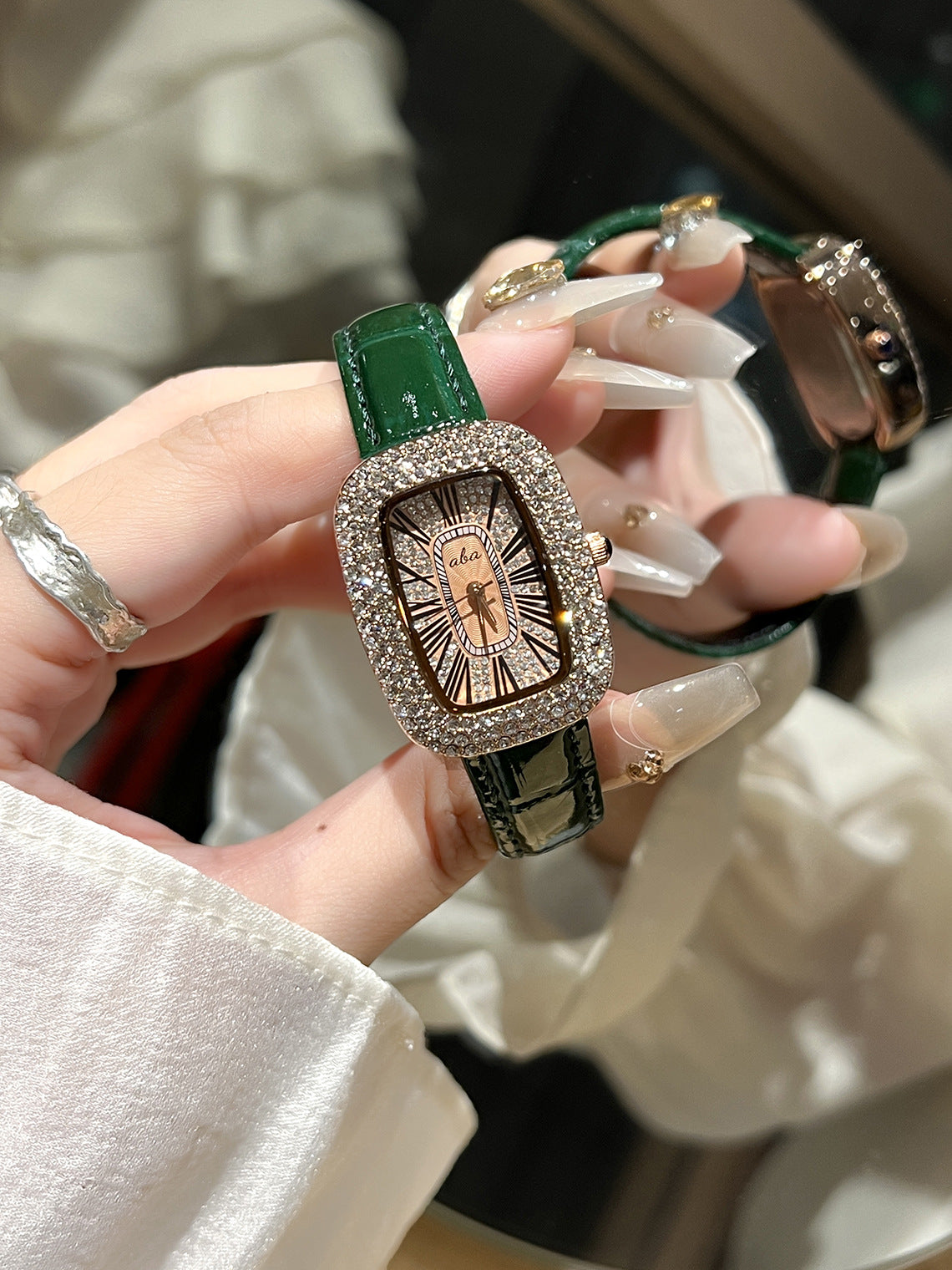 Women's Full Diamond Waterproof Quartz Watch