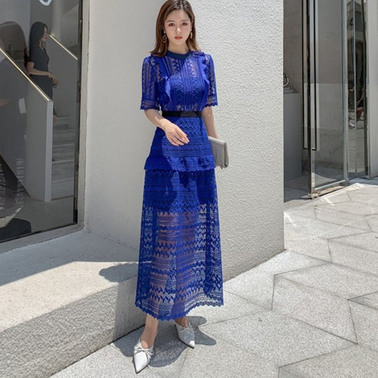 Casual Lace Crochet Dress