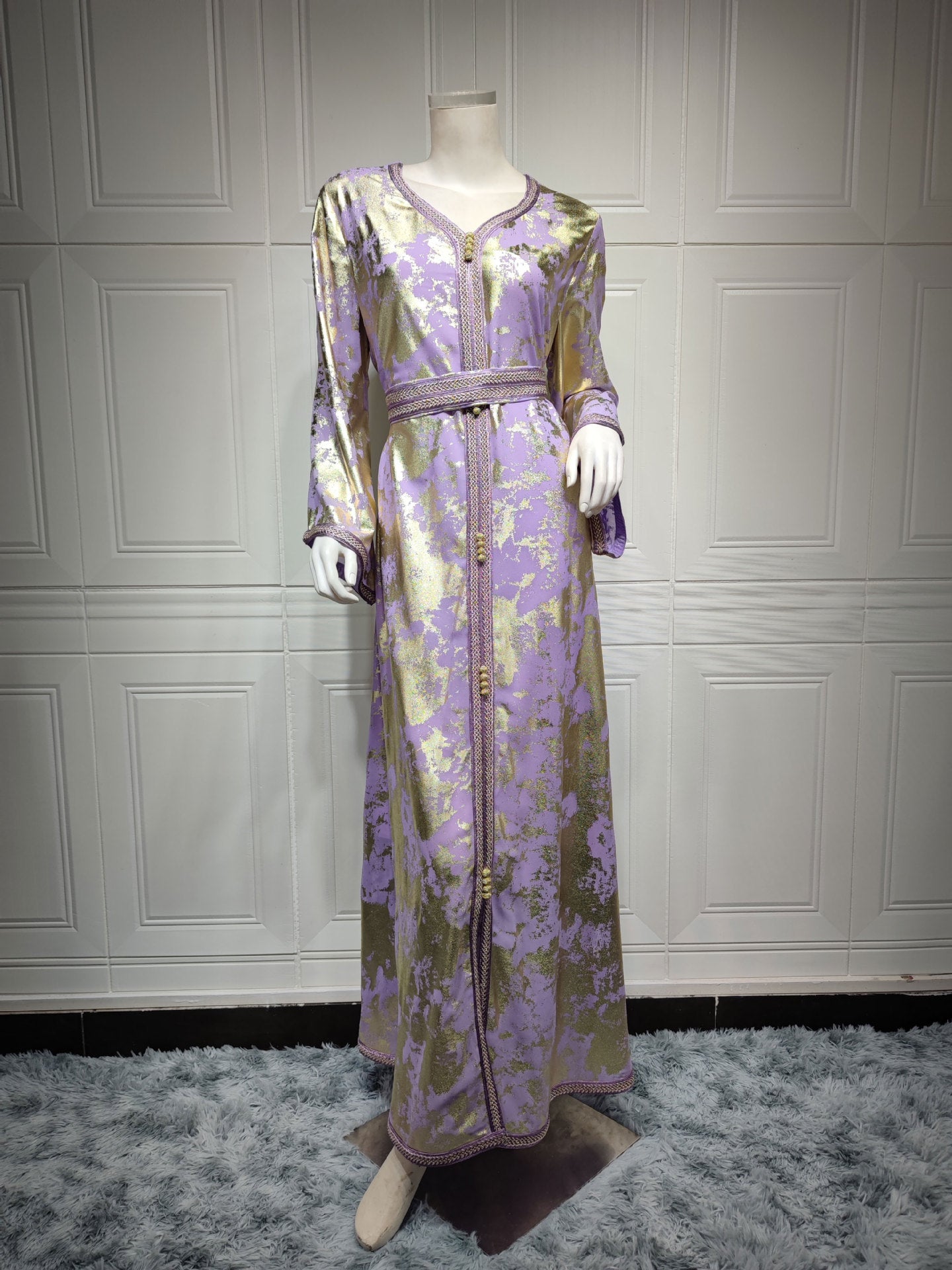 Gilded Robe With Belt