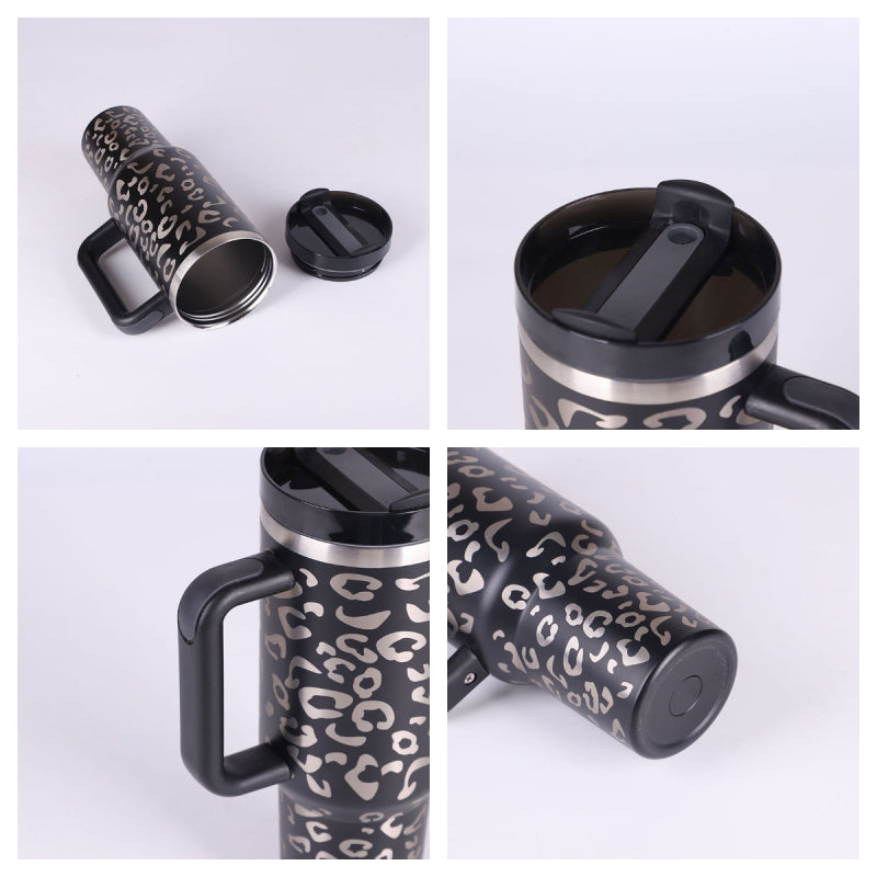 Black Silver Tumbler