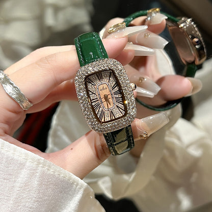 Women's Full Diamond Waterproof Quartz Watch