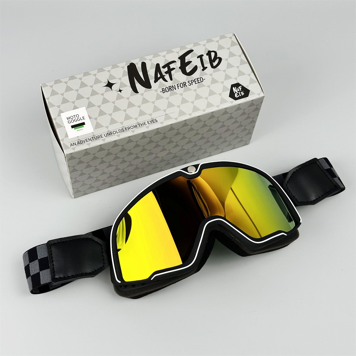 Retro DEUS Motorcycle Helmet Goggles | Windproof Sporty Goggles
