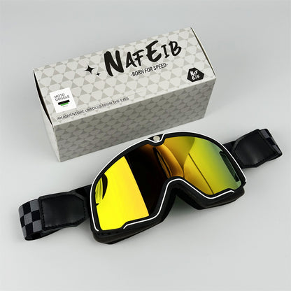 Retro DEUS Motorcycle Helmet Goggles | Windproof Sporty Goggles