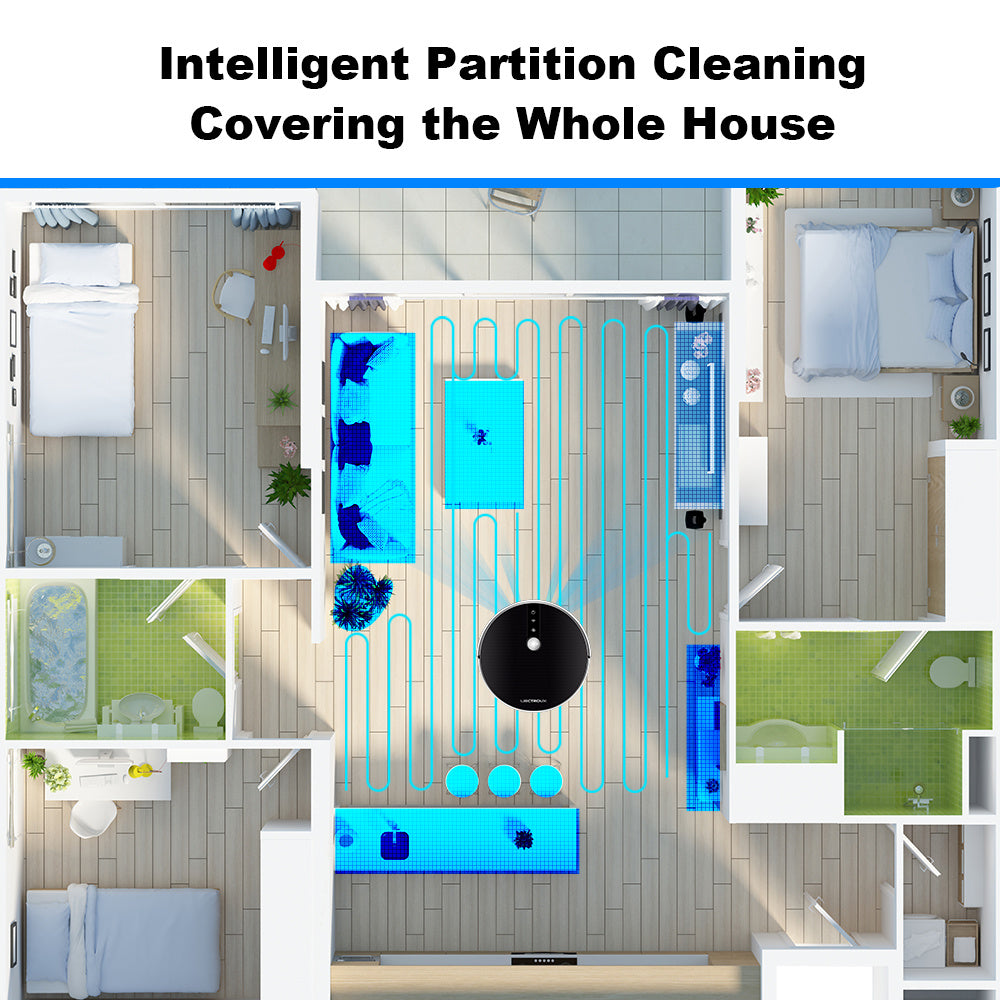 Smart Robot Vacuum Cleaner | Remote-Controlled 3-in-1 Cleaning