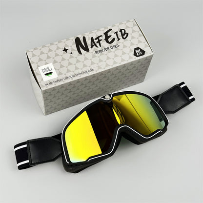 Retro DEUS Motorcycle Helmet Goggles | Windproof Sporty Goggles