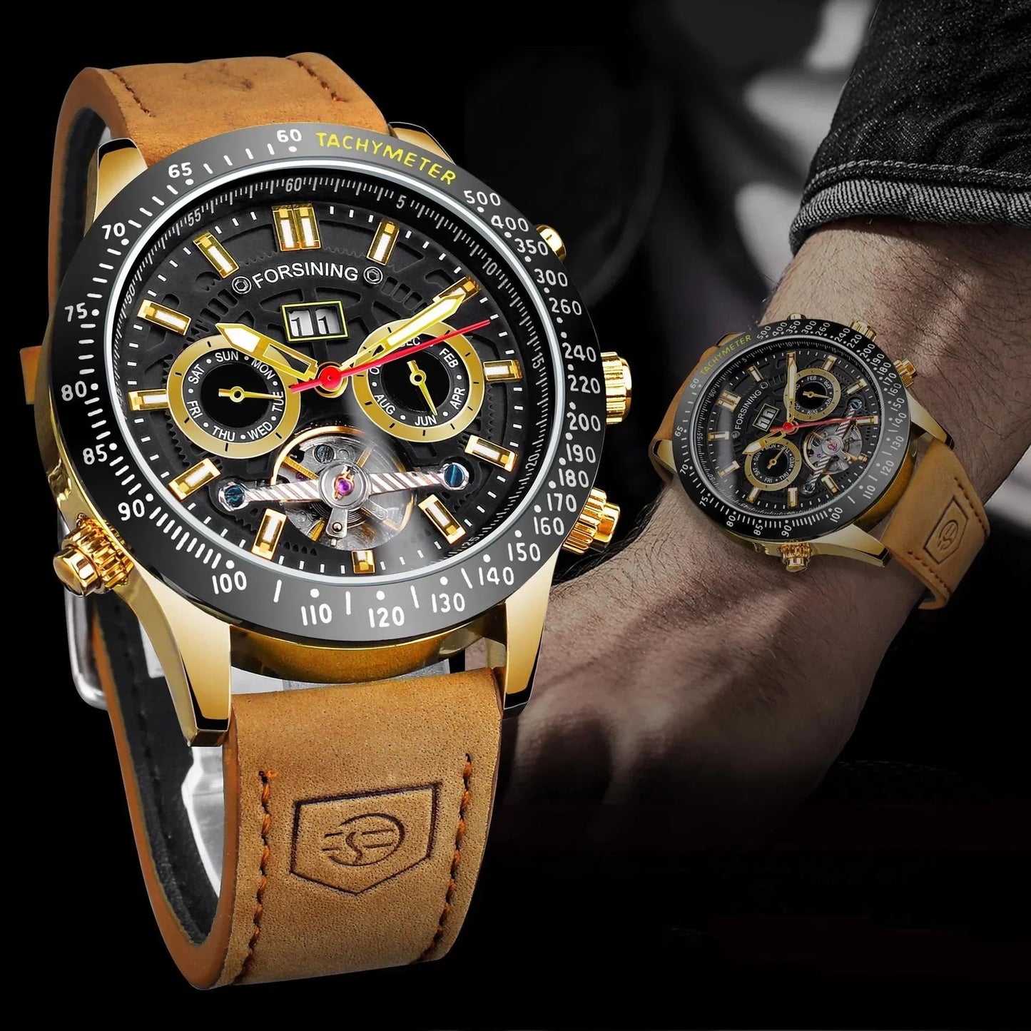 Forsining Men’s Automatic Mechanical Watch - YAXSO