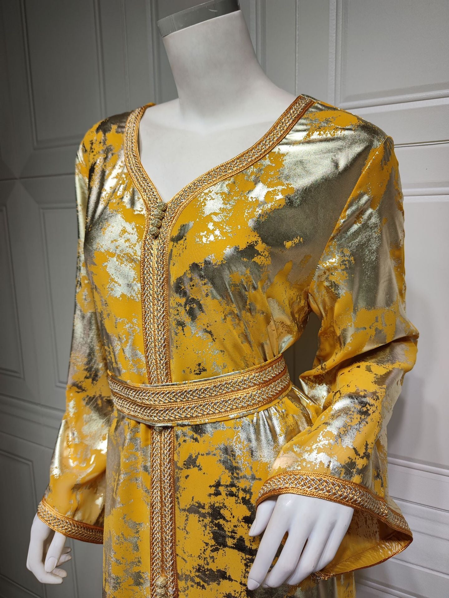 Gilded Robe With Belt