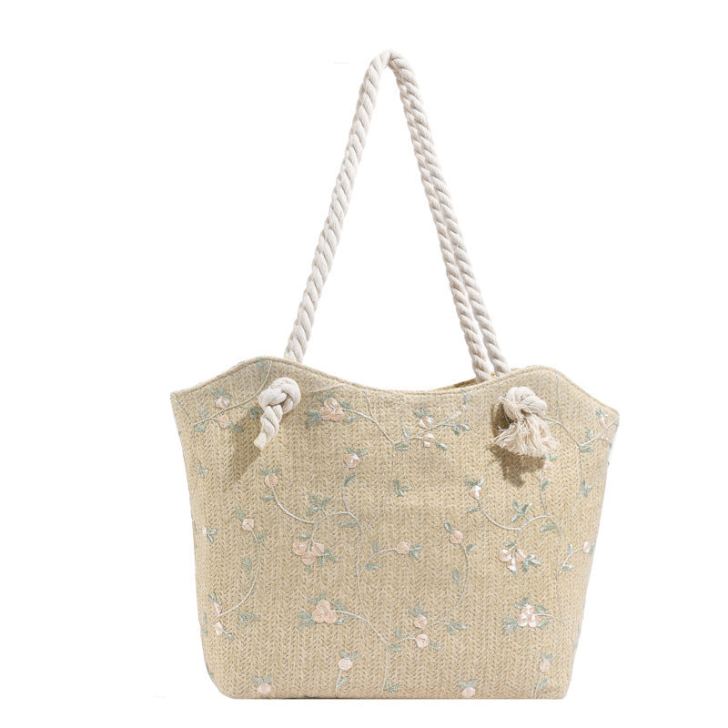 Women’s Straw Shoulder Bag