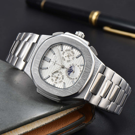 Business-Style Nautilus Men's Quartz Watch