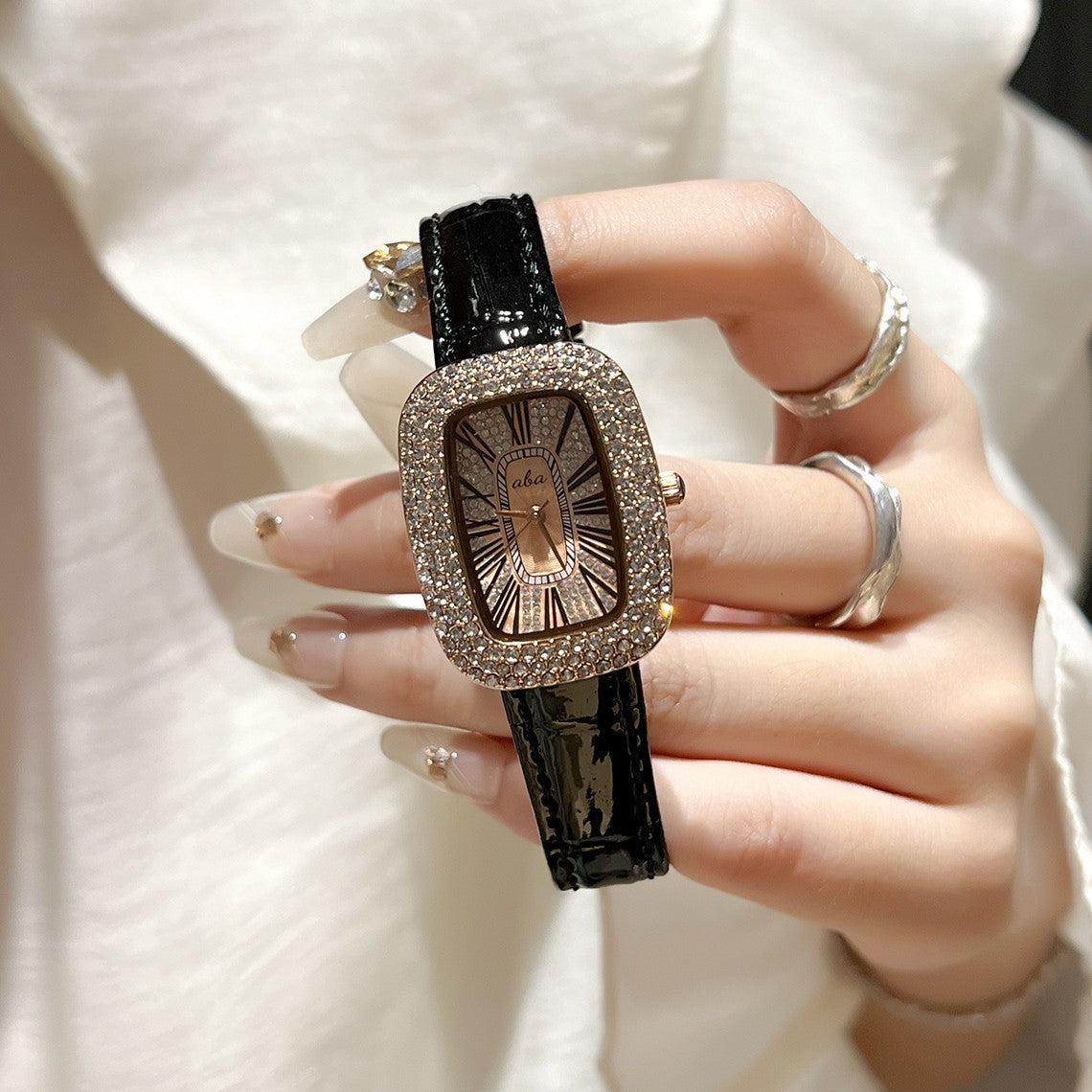 Women's Full Diamond Waterproof Quartz Watch