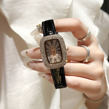 Women's Full Diamond Waterproof Quartz Watch