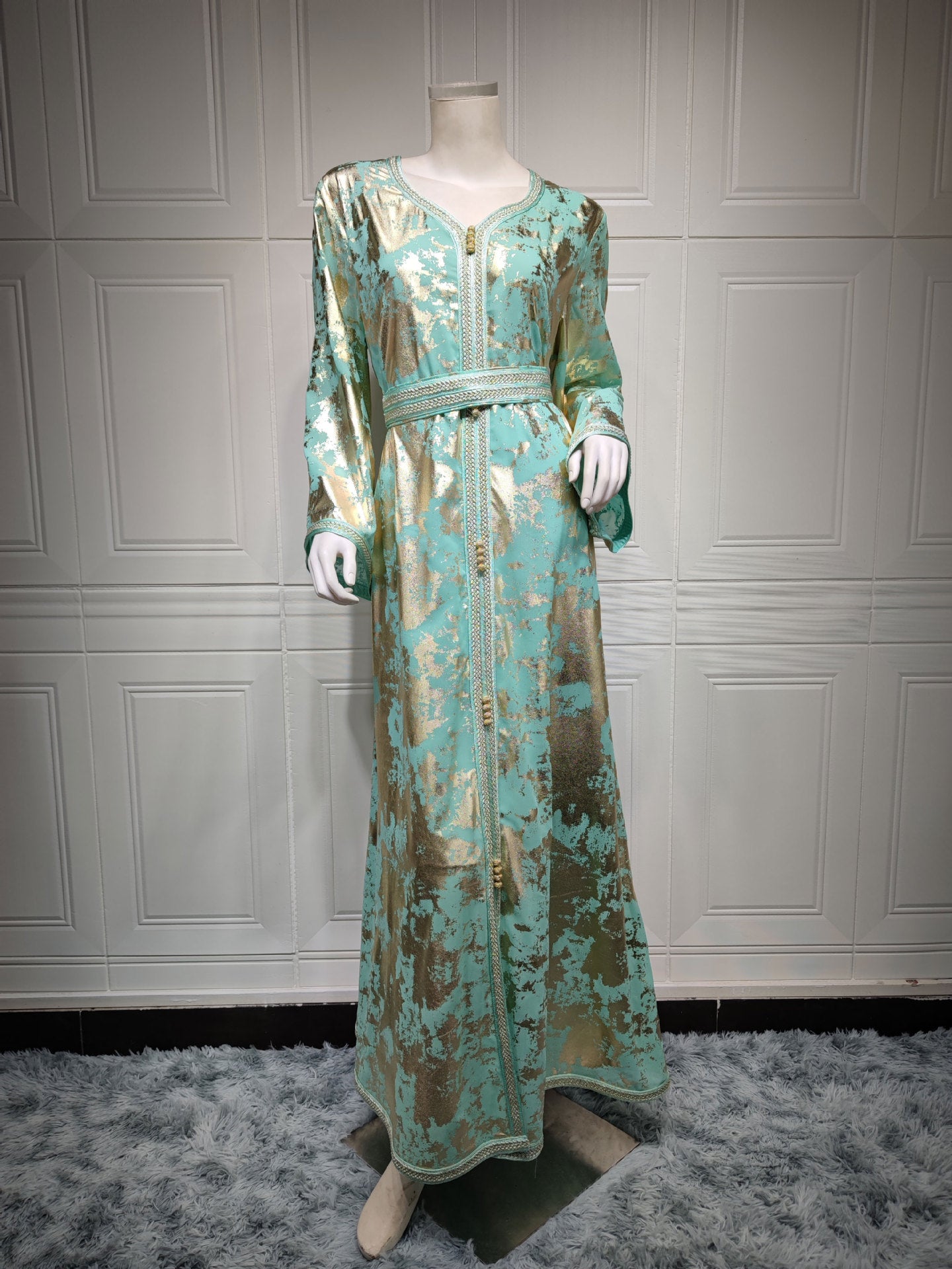 Gilded Robe With Belt
