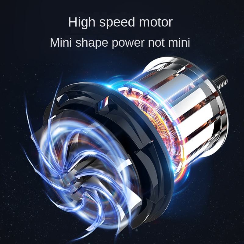Shaver motor assembly showing the high-speed motor and cutting head