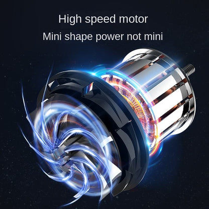 Shaver motor assembly showing the high-speed motor and cutting head